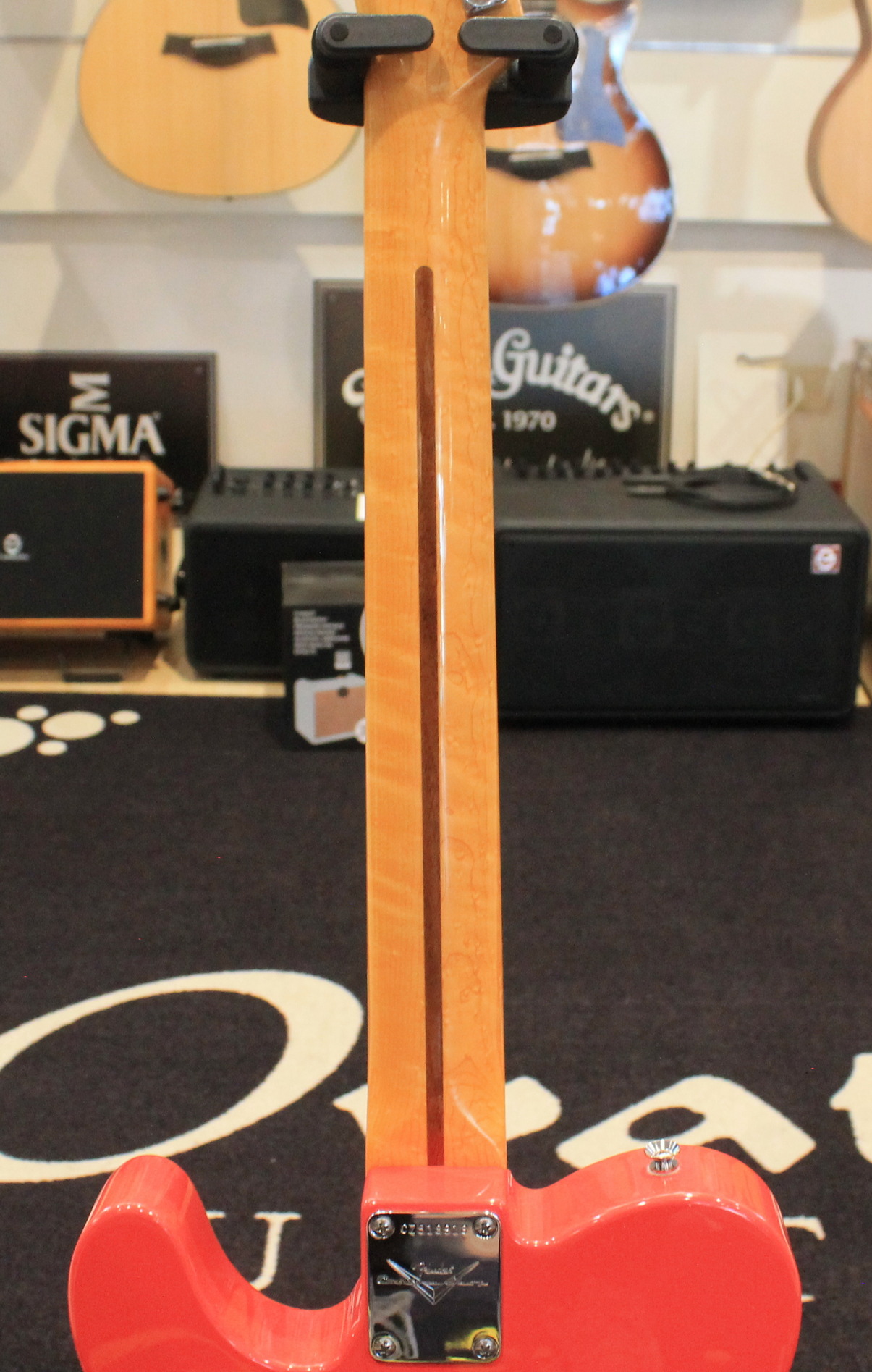 Fender Telecaster Custom Classic NOS Fiesta Red USATO - immagine 11