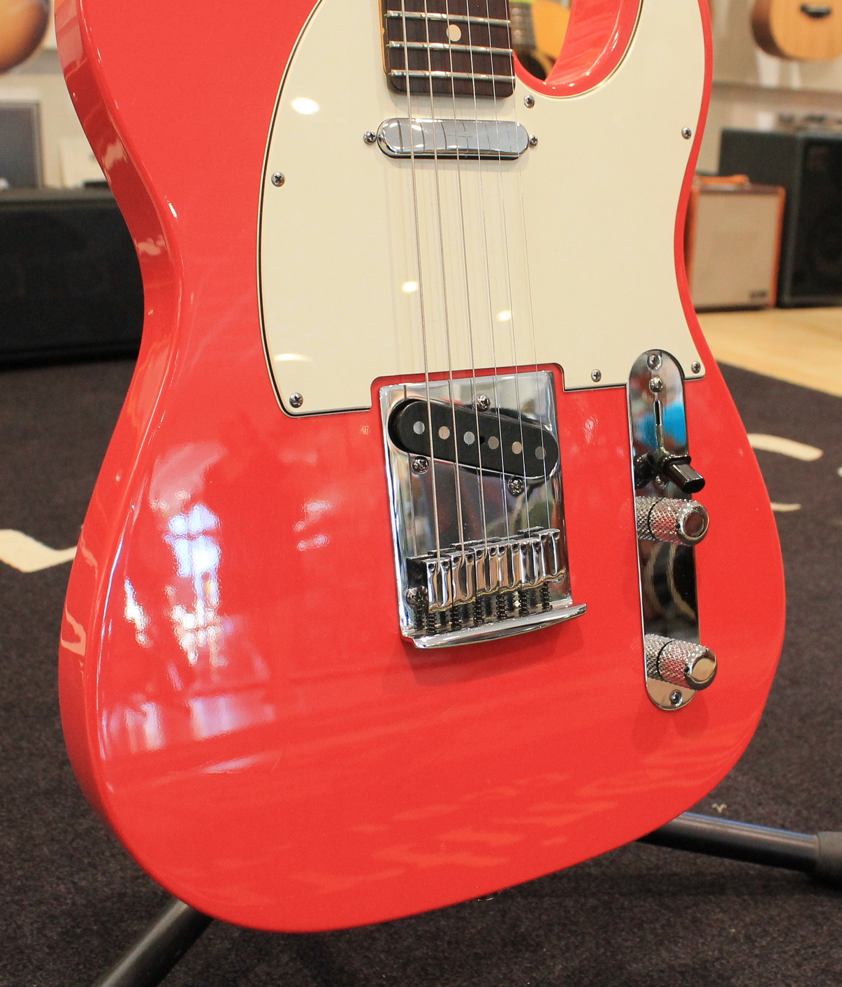 Fender Telecaster Custom Classic NOS Fiesta Red USATO - immagine 3