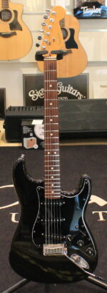 Fender American Standard Stratocaster Black RW USATO