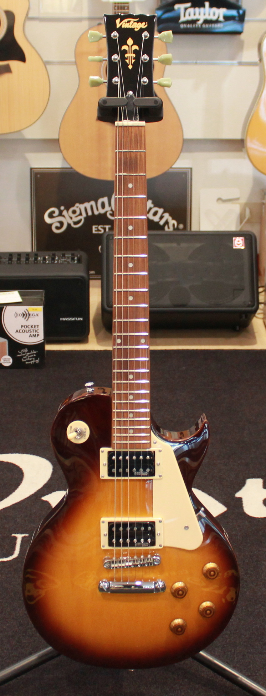 Vintage Electrics V100 Tobacco Sunburst USATO cod. 61926